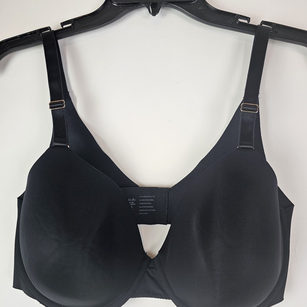 Soma 36DD Vanishing 360 Perfect Coverage Underwire Black Bra